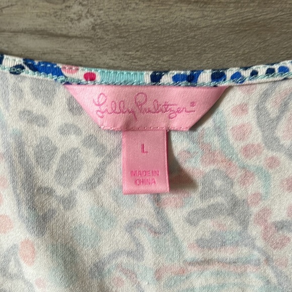 Lilly Pulitzer Bellina Wrap Dress in Shell Me About It - Picture 3 of 5